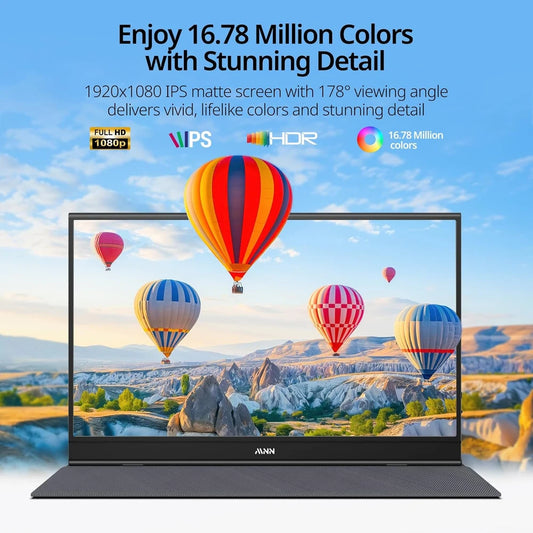 MNN 15.6" 1080P Portable Monitor